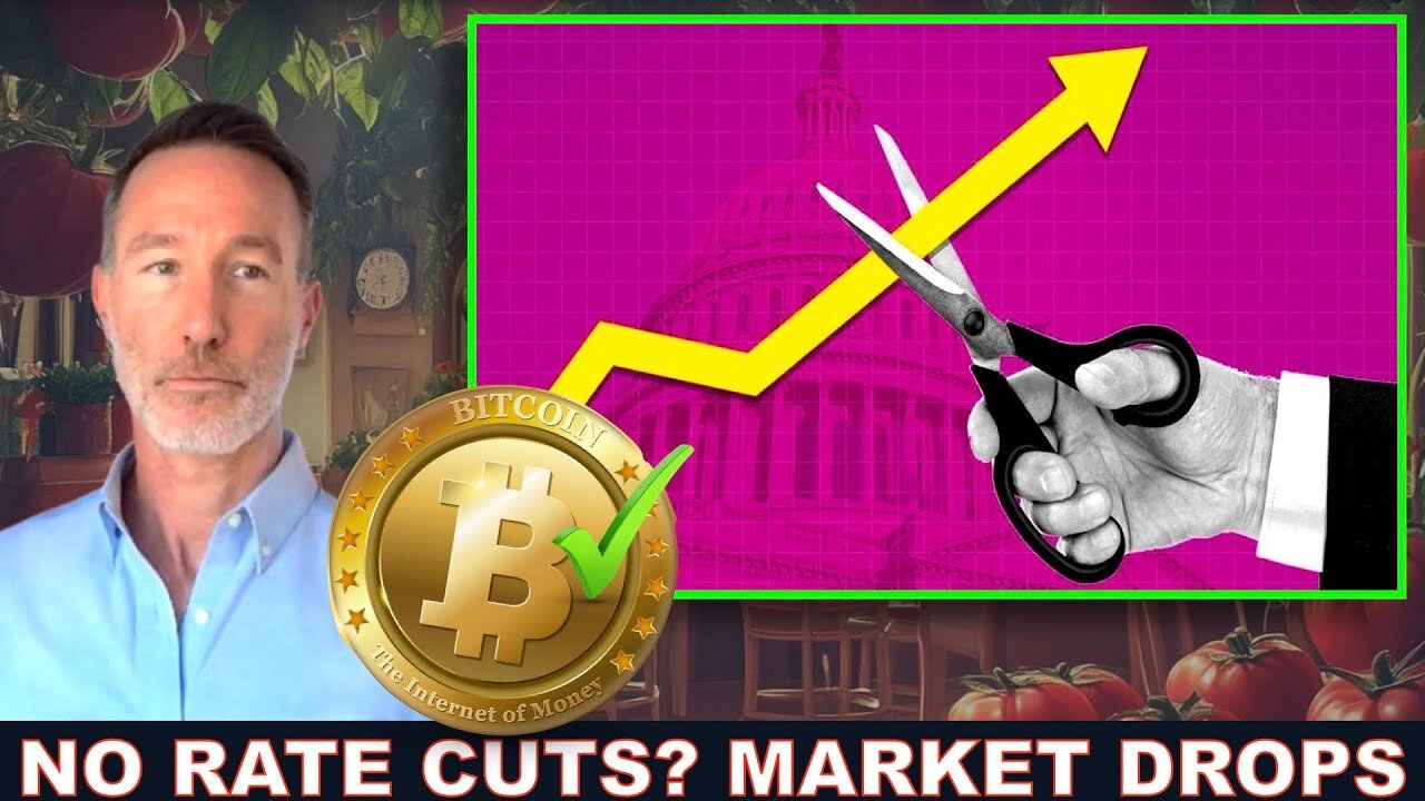 BITCOIN, INFLATION & RATE CUT WORRIES. MARKET DROPS. LIVE GIVEAWAY.