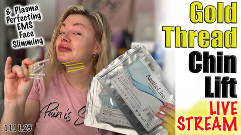 Live Gold Thread Chin Lift, 30g 25mm! AceCosm.com and code Jessica10 Saves you money