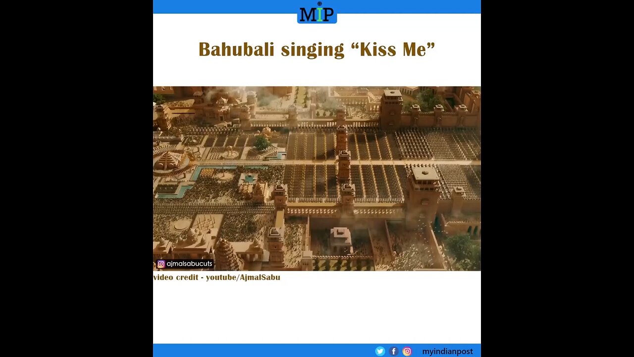 Bahubali singing Kiss Mee