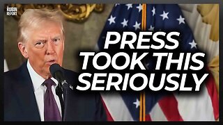 Press Gasps When They Don’t Know If Trump Is Being Serious