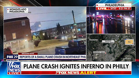 Reports Of Injuries On The Ground At Site Of Philadelphia Plane Crash