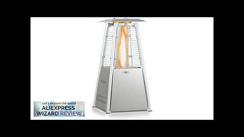 Gas Patio Heater 9500 BTU Pyramid Propane with Glass Tube Review