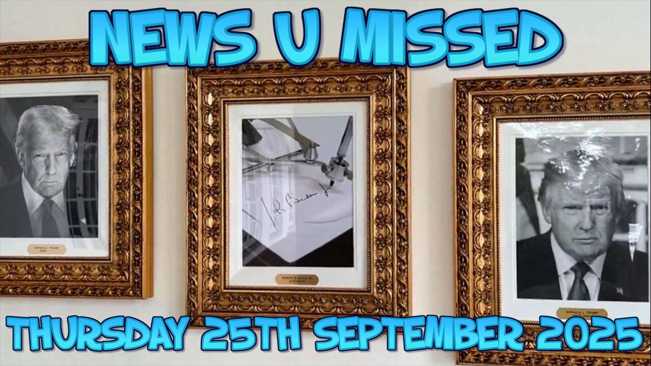 NEWS U MISSED WITH PAUL BROOKER & DREW DEMI 24TH SEPTEMBER 2025