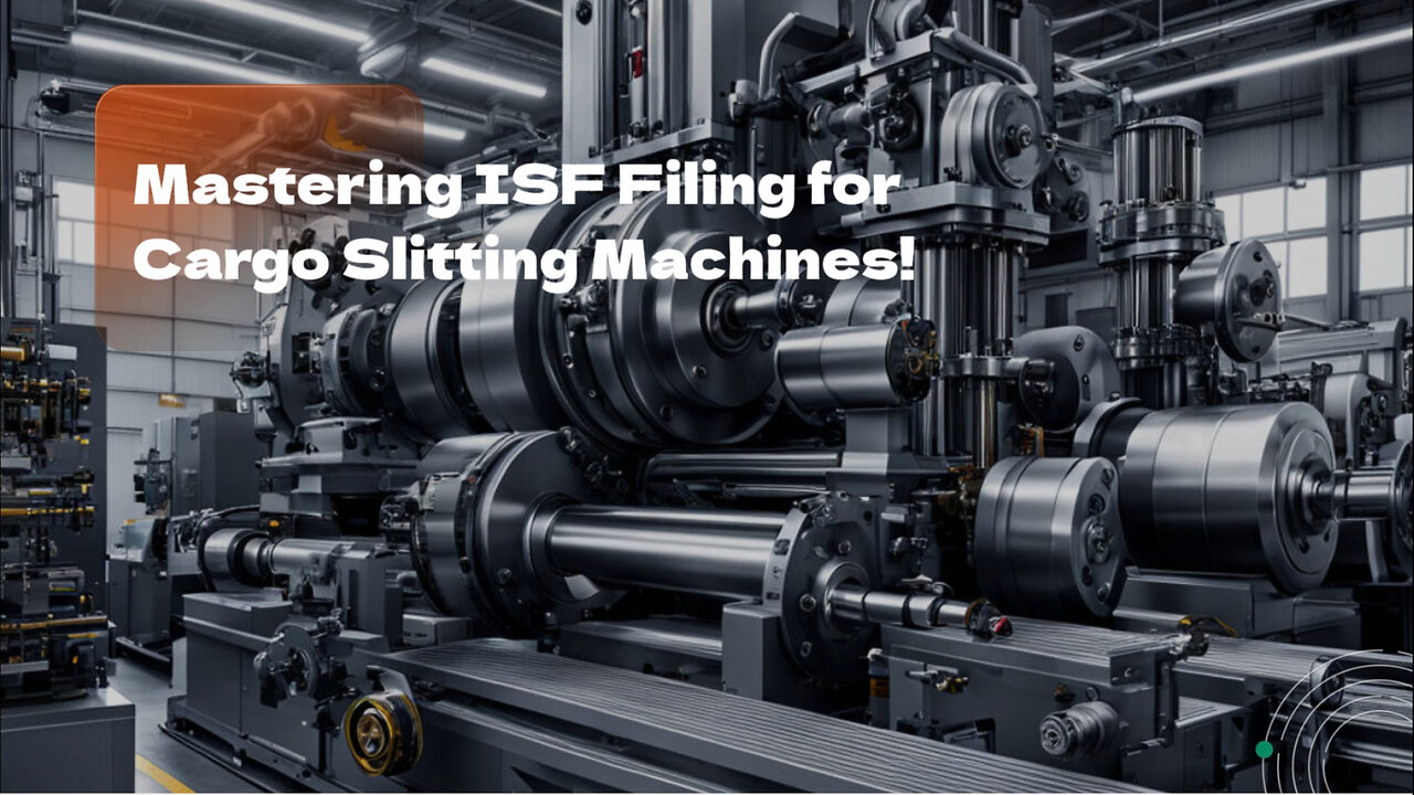 Navigating ISF Filing for a Cargo Slitting Machine: CBP or Customs Broker?