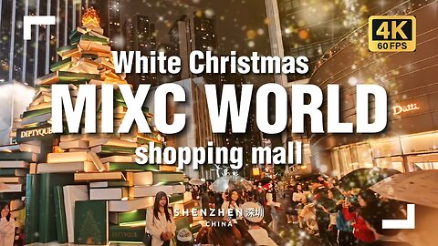 It's Snowing in Shenzhen at MixC World ❄️