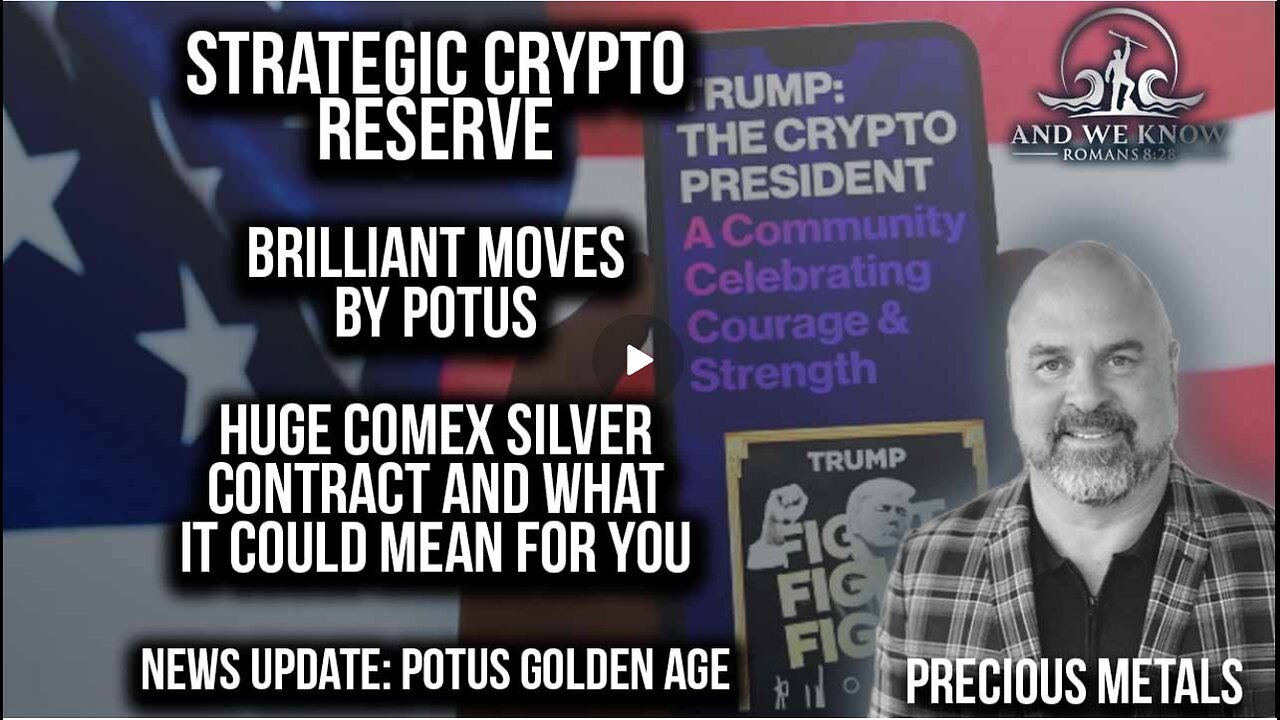 3.9.25- Strategic Crypto Reserve, COMEX Silver contract, plus extra info on P!ZS0G@TE, PRAY!