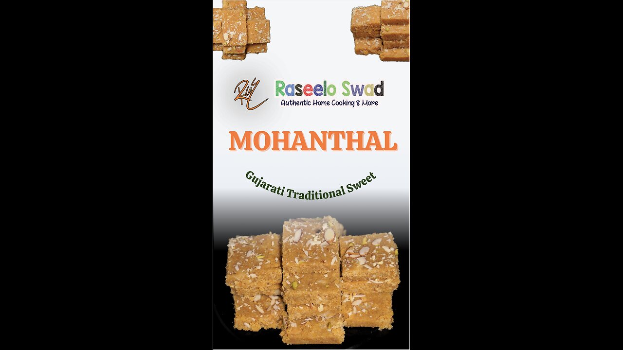 Gujarati Mohanthal recipe Traditional Sweet Recipe Make Perfect Soft- Grainy Mohanthal#youtubeshorts