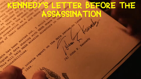 John Kennedy. Memo to NASA ten days before assassination!!!
