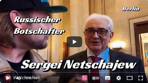 Russischer Botschafter Sergej J. Netschajew in Berlin Interview o7.10.2025 Weichreite TV