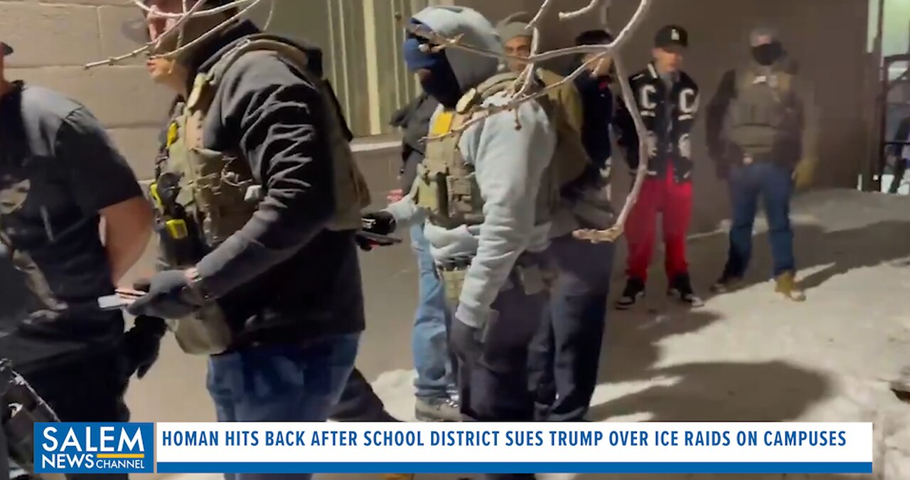 Homan Hits Back After School District Sues Trump Over ICE Raids On Campuses