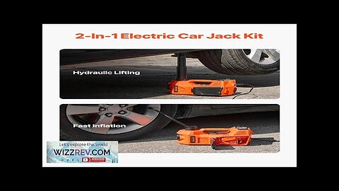 Adjustable Electric Car Jack 5 Tons /11000 lbs Jack kit with Secure Review