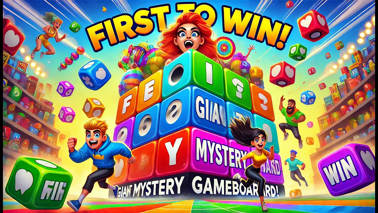 First To Win Giant Mystery Gameboard