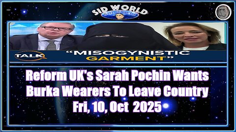 Reform UK's Sarah Pochin Wants Burka Wearers To Leave Country