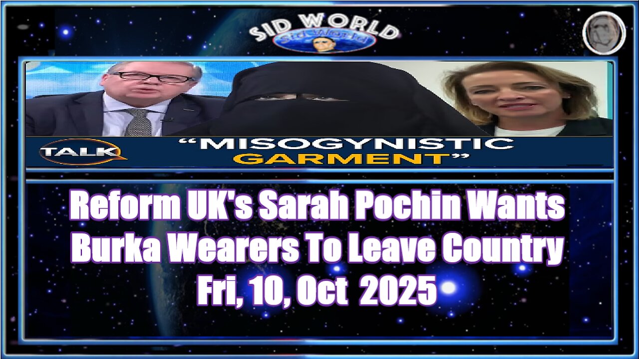 Reform UK's Sarah Pochin Wants Burka Wearers To Leave Country