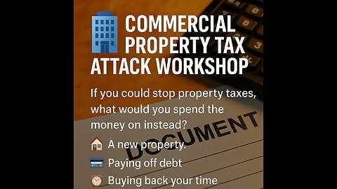 Commercial Property Tax Attack Workshop
