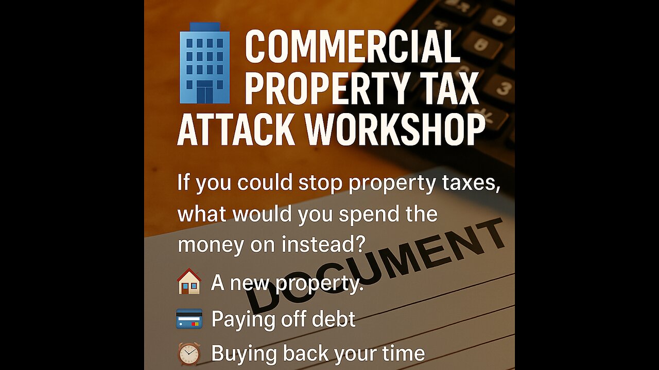 Commercial Property Tax Attack Workshop