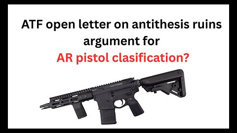 ATFs open letter about antithesis