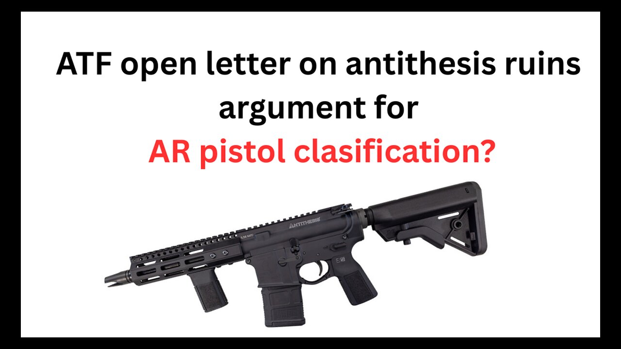 ATFs open letter about antithesis