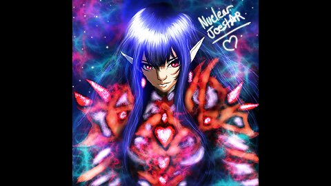 Speedpaint Nuclear Joestar in daedric armor