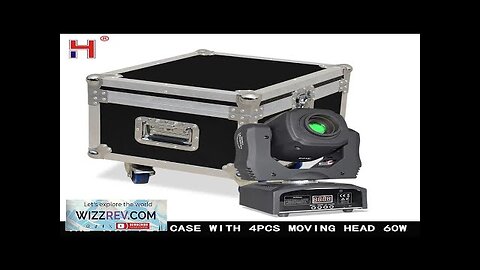 LED Moving Head Spot 60W Lyre Gobos DJ Sound Christmas Disco Stage Review