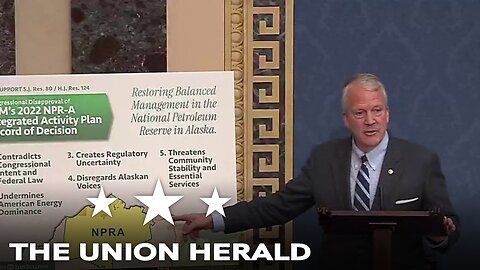Senator Sullivan Delivers Remarks on National Petroleum Reserve in Alaska Legislation