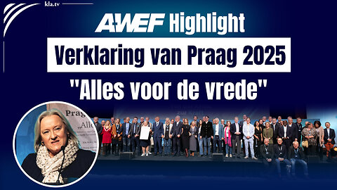 A-WEF Highlight: Verklaring van Praag 2025 “Alles voor de vrede”