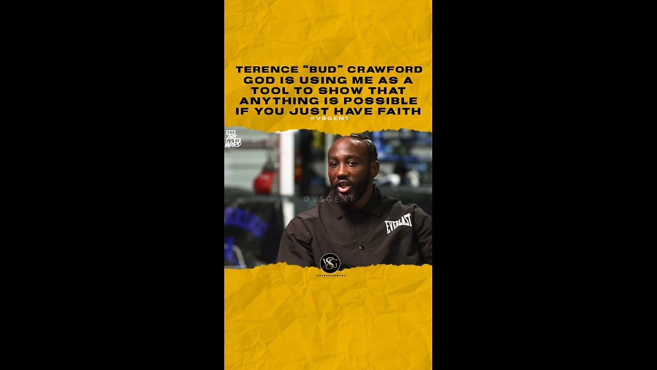 @tbudcrawford God is using me as a tool to show that anything is possible if you just have faith