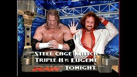 Triple H vs Eugene - Steel Cage Match (Full Match)