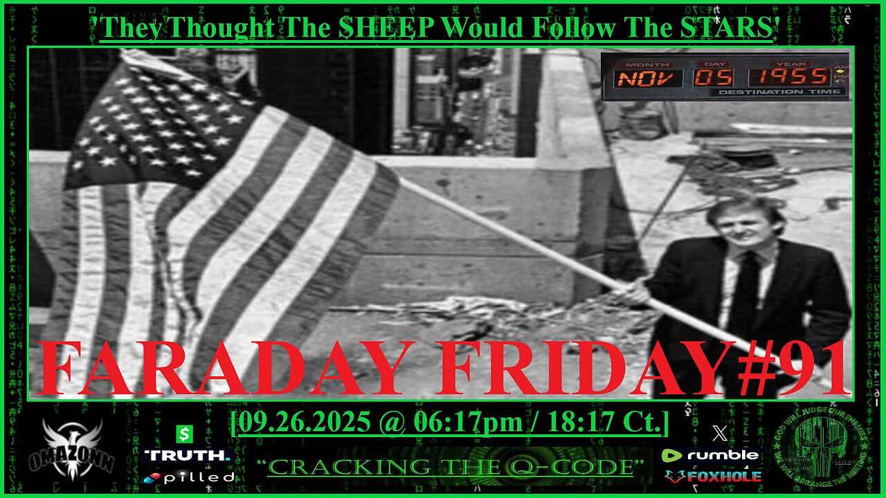 FARADAY FRIDAY #91 ----'They Thought The SHEEP Would Follow The STARS'