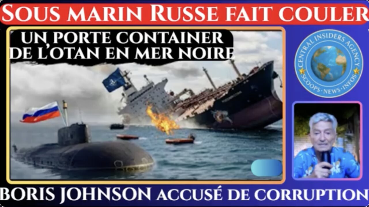 Jesse JILL ★ Porte Container De L'OTAN Coulé En Mer Noire. BOJO Déclaré Corrompu (DAILY MAIL)