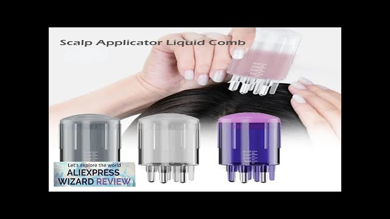 Scalp Applicator Liquid Comb for Hair Scalp Treatment Essential Oil Liquid Guiding Review