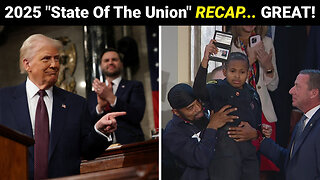 Trump's 2025 "State Of The Union" Address RECAP: Emotional & Powerful!