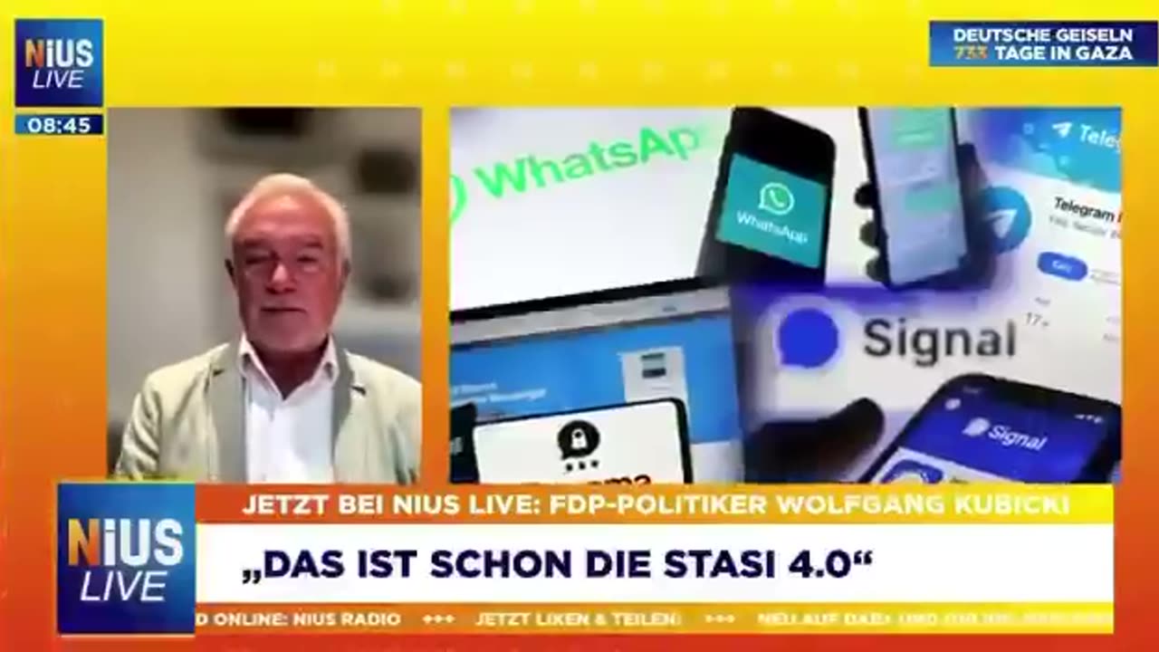 ‼️👉☄️ Wolfgang Kubicki: "Mit allem, was man hat, gegen EU-Chatkontrolle wehren"