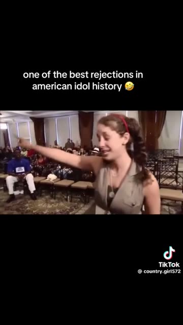 one of the best rejections in American idol history
