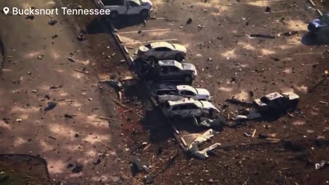 Video of aftermath of catastrophic explosion at military manufacturing plant