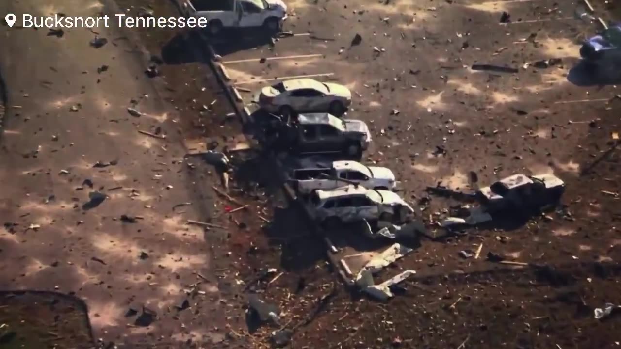 Video of aftermath of catastrophic explosion at military manufacturing plant