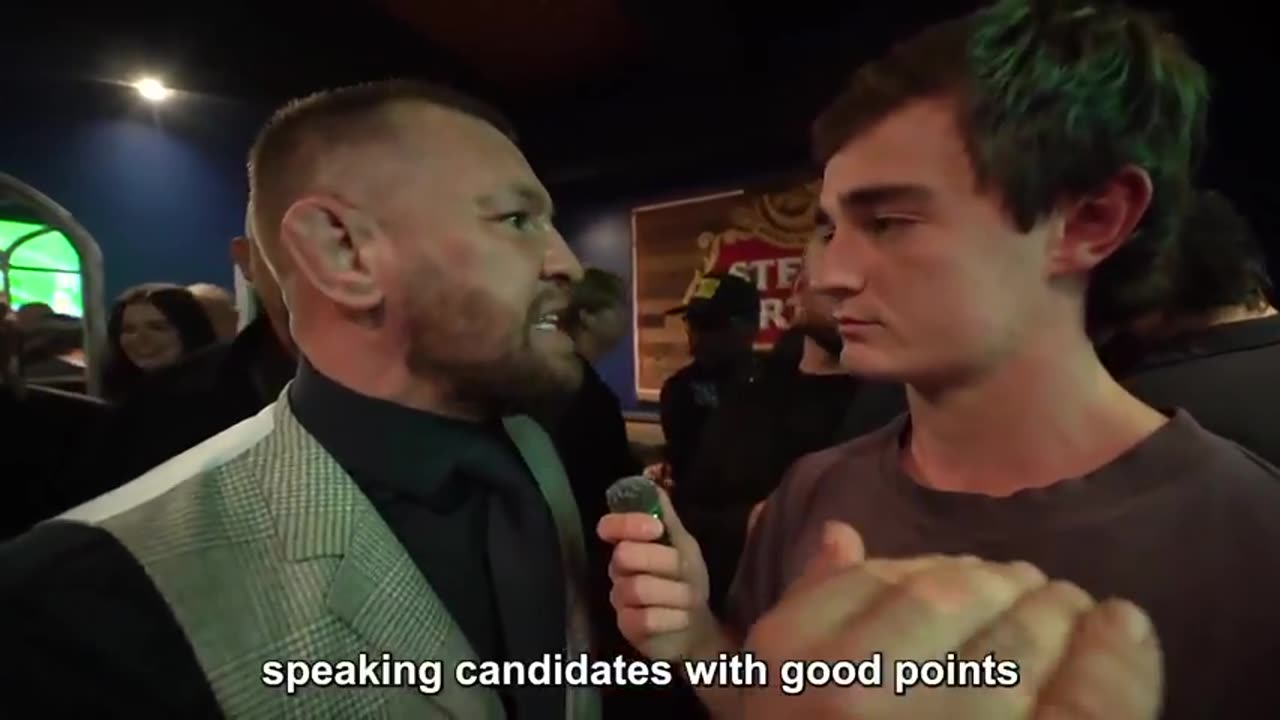 Conor McGregor withdraws his candidacy