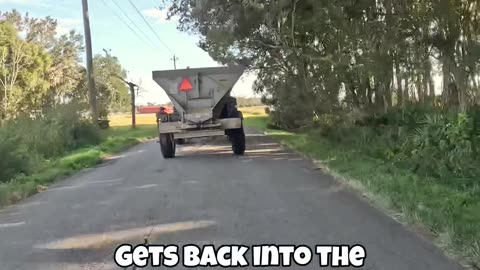 Tractor Blocks the Road, Was I Wrong to Ride Past on My Bike 🚜🏍️