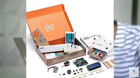 Official Arduino Starter Kit [K000007] – 12 DIY Projects with Electronic Compone