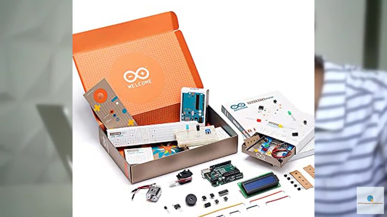 Official Arduino Starter Kit [K000007] – 12 DIY Projects with Electronic Compone