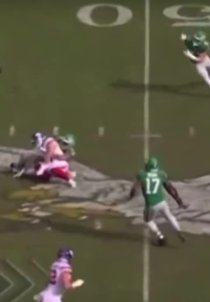 Cam Skattebo suffered a severe ankle injury