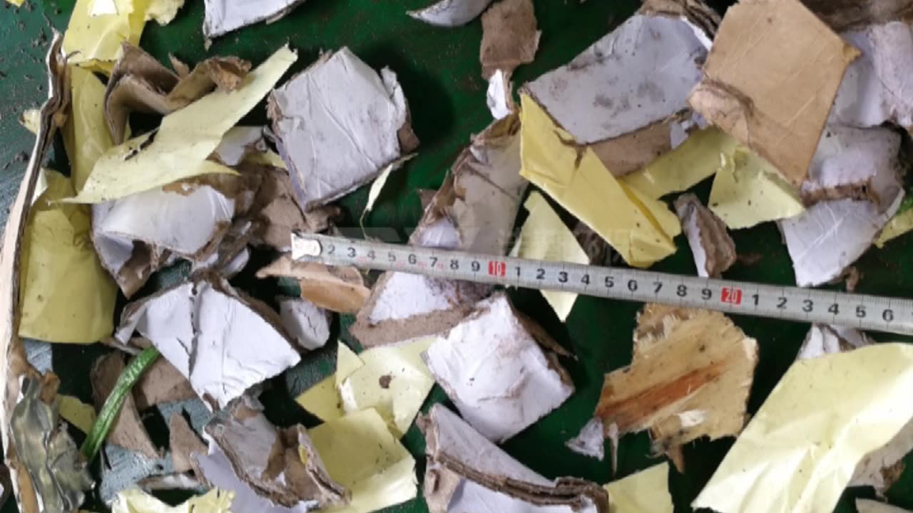 Double-Shaft Shredder EFFORTLESSLY Processes Paper Tubes!