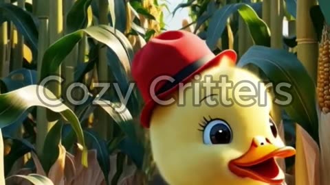 A Duck Driving a Tractor in the Field! 🦆🚜 Funny and Inspiring Farm Scene #cutebabyanimals #funny