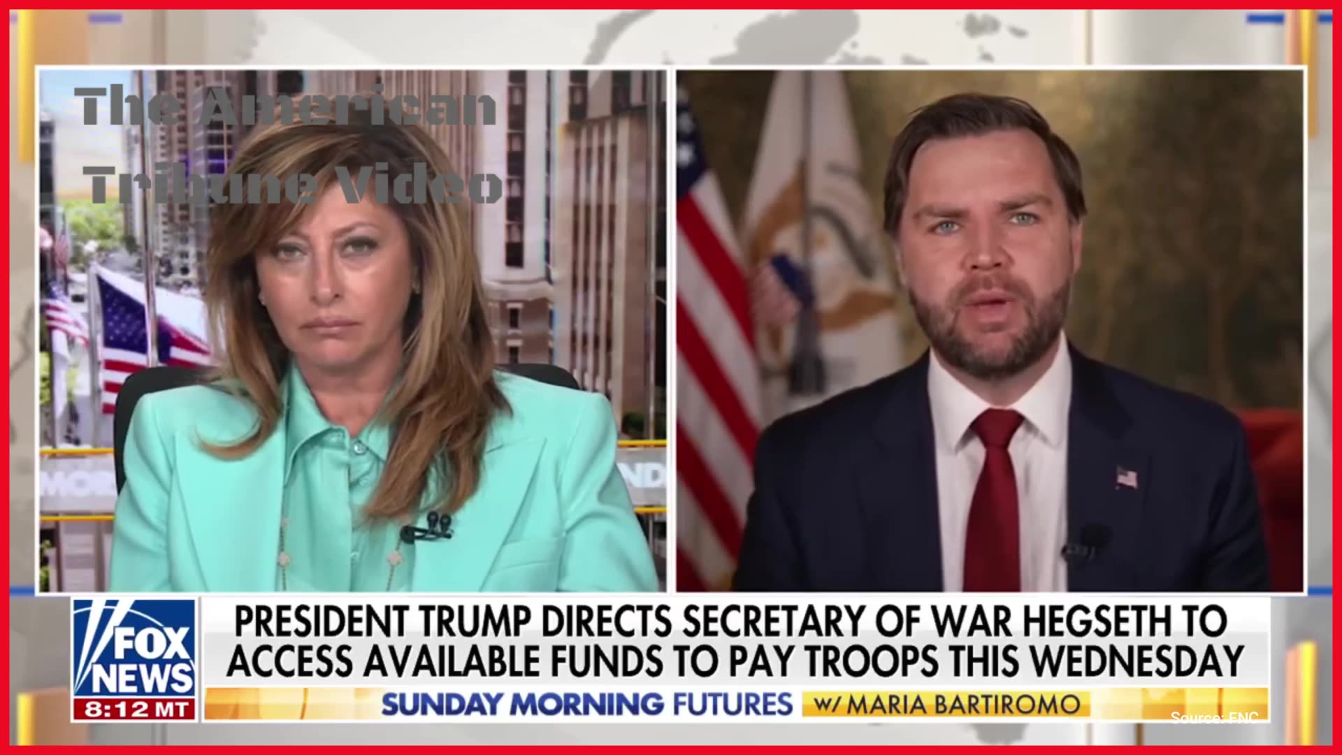 JD Vance Exposes Schumer, Explains How Trump is Getting around Him to Pay the Troops
