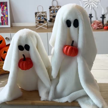 Adorable DIY ghost decorations for Halloween
