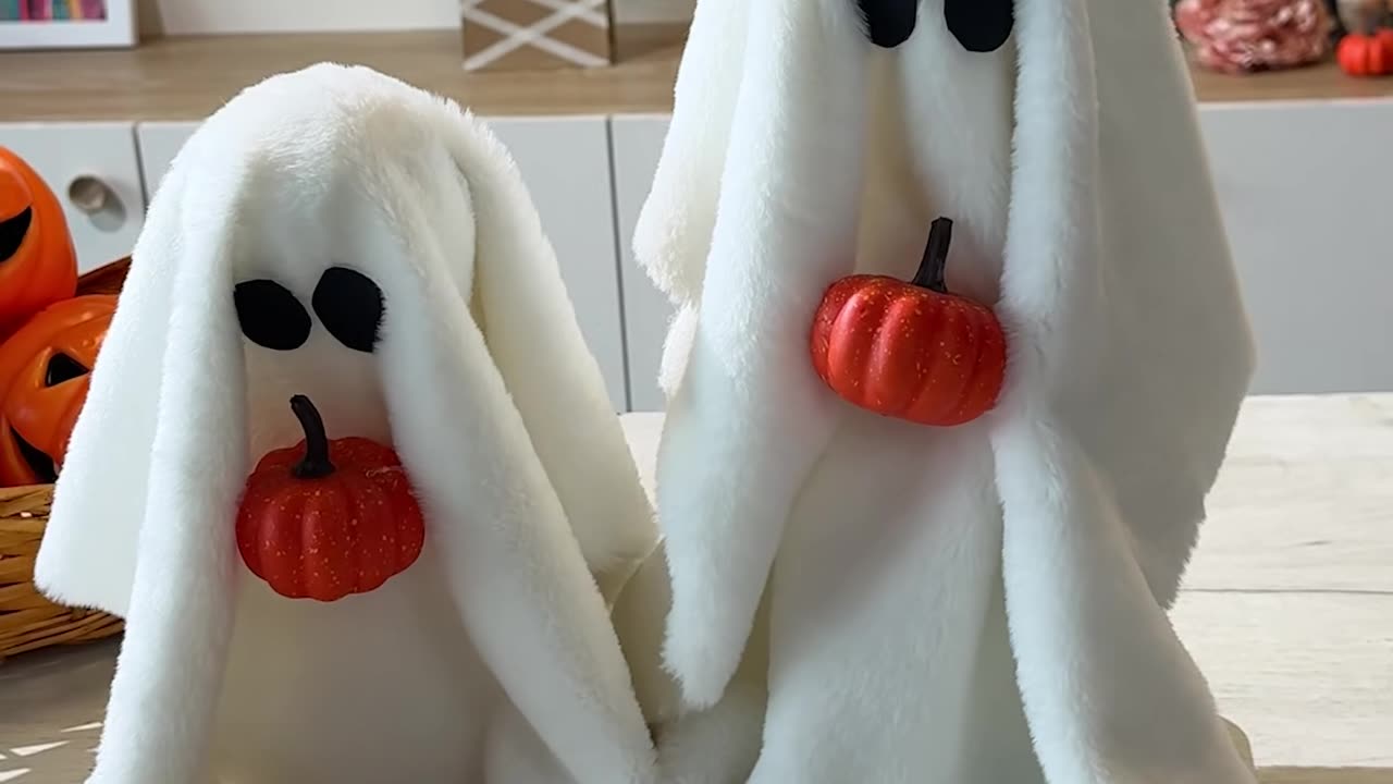Adorable DIY ghost decorations for Halloween