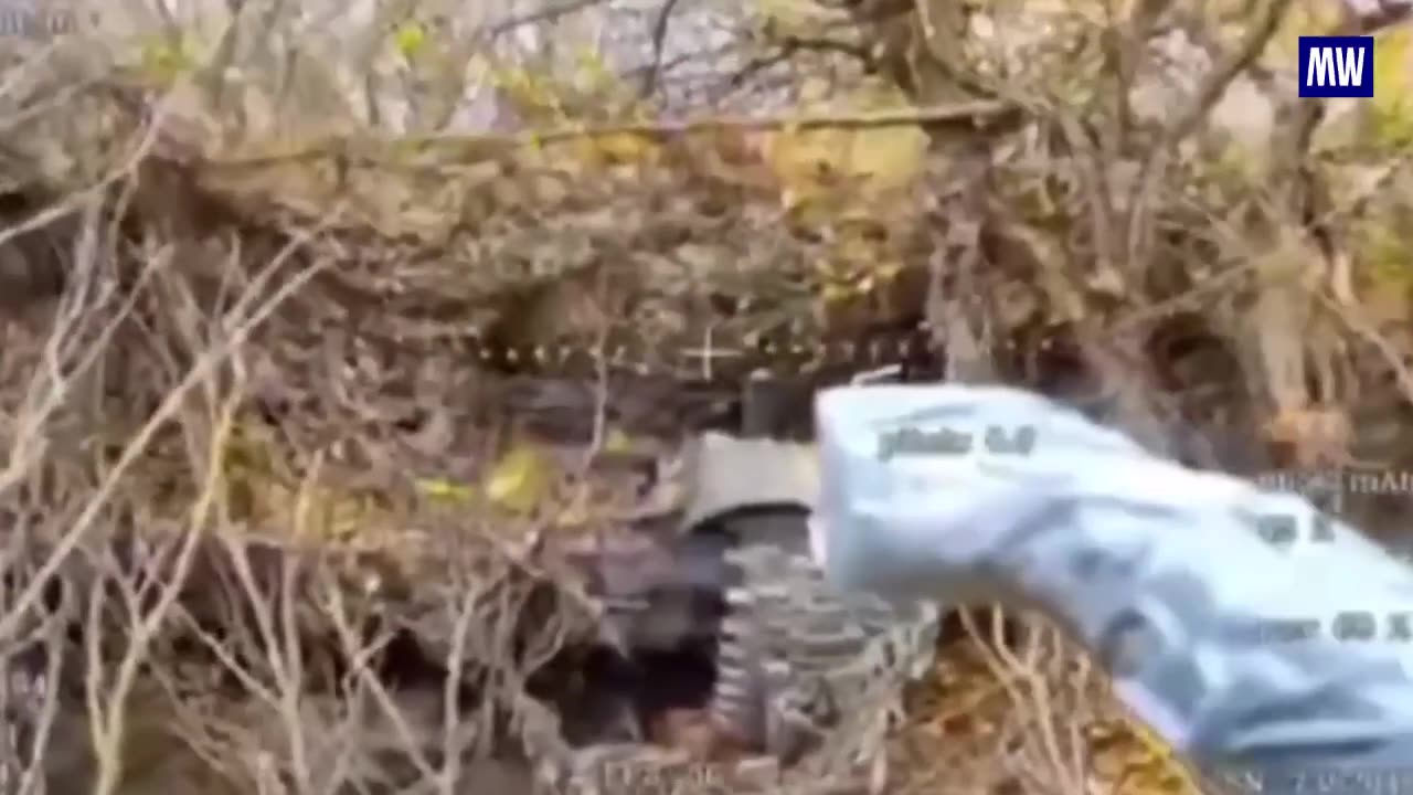 Destruction of Ukrainian Tank Captured by FPV Drones on Kharkov Front