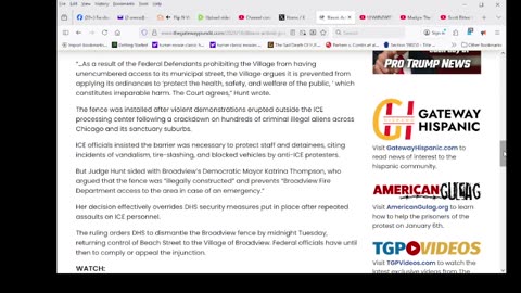 Illinois Activist Judge Orders ICE to Tear Down Security Fence Protecting Federal Facility