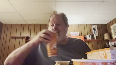 Popeyes Spicy chicken and Shrimp