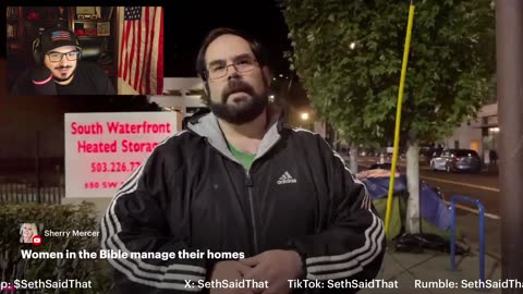 Strange ANTIFA Member Mocks Charlie Kirk To Tommy Boi At Portland ICE Protest